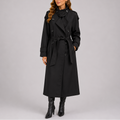 Women's Stylish Tailored Trench Coat with Waist Belt-Unica Milano