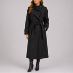 Women's Stylish Tailored Trench Coat with Waist Belt-Unica Milano