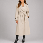 Women's Stylish Long Trench Coat-Unica Milano